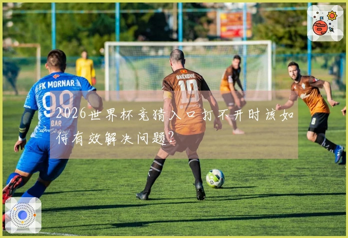2026世界杯竞猜入口打不开时该如何有效解决问题？